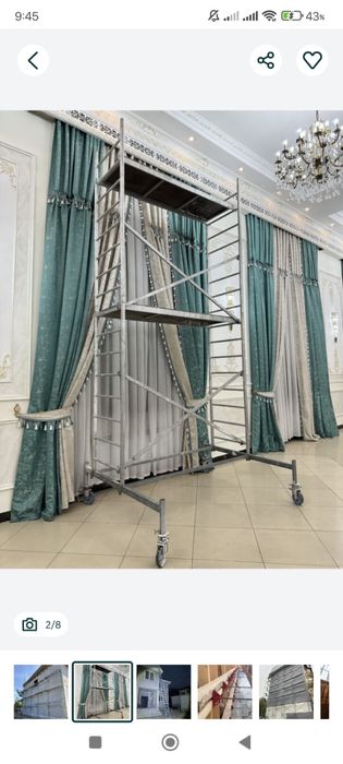 На лестничный марш леса легкий