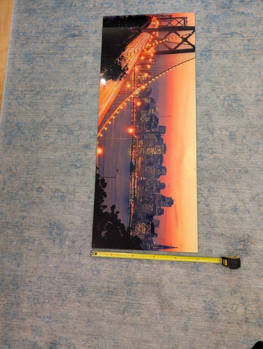 Tablou sticla 125x50 cm