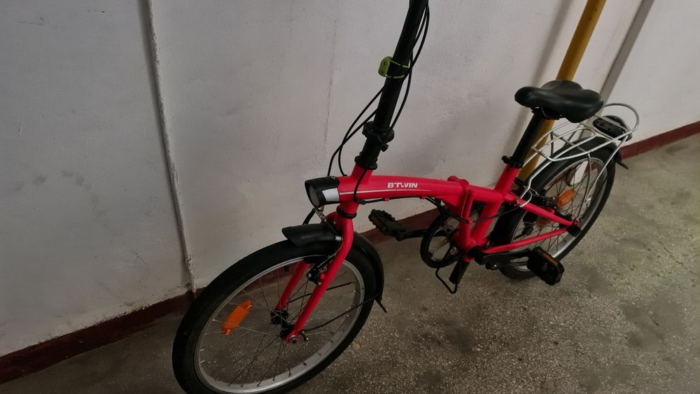 BTwin pliabila roșie