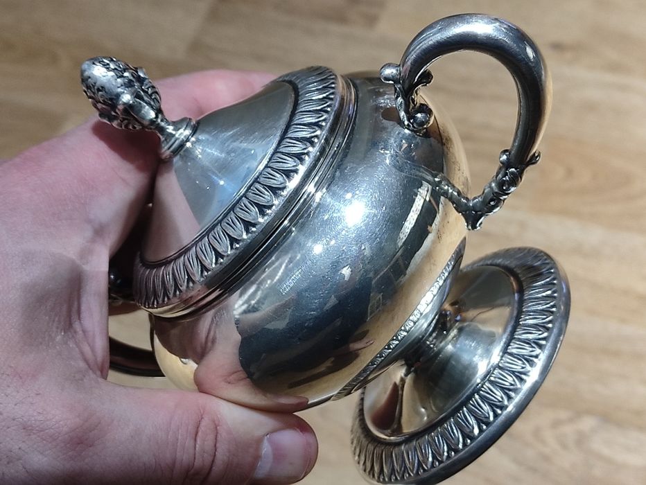 Сребърен Съд / Сребро 800 /Захарница / Купа / Чаша / Кана