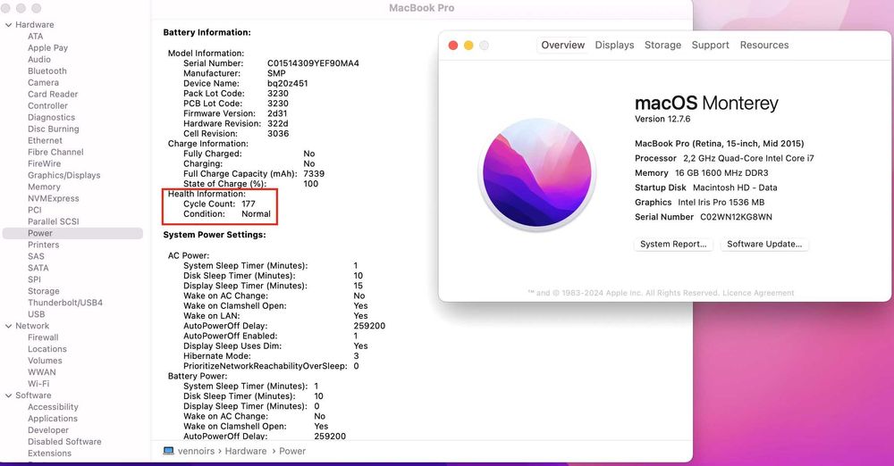 MacBook Pro Retina 15inch, 2015