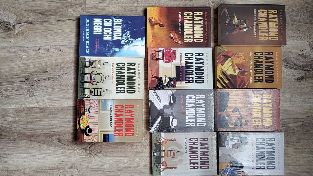 Raymond Chandler–11 romane politiste (opera completa, editia brosata)+bonus - v.foto