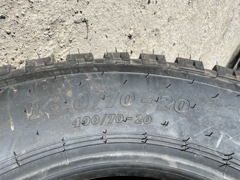 16.0/70-20 Anvelope noi de remorca cu 16pliuri cu garantie 400/70-20