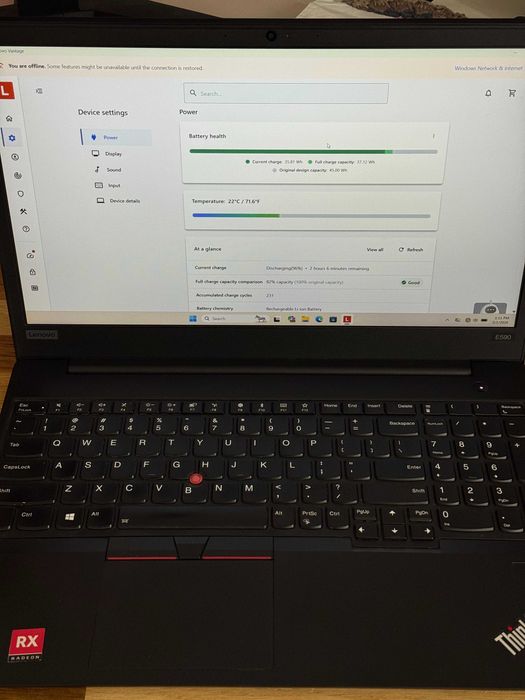 Lenovo ThinkPad E590 – i7, 24GB RAM, 512GB NVMe, RX550X, Win11