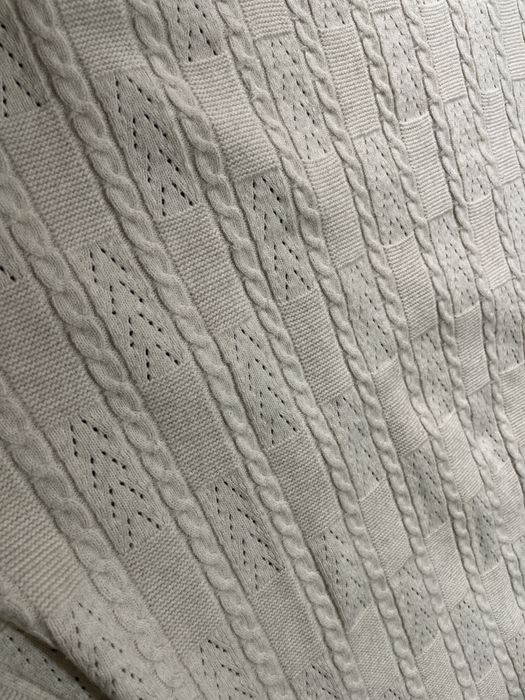 Плед вязанный детский