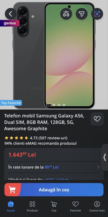 Samsung Galaxy A56 5G NOU SIGILAT