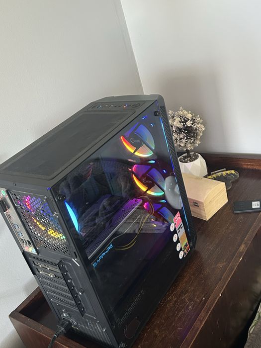 Геймърски компптър, бюджетен 16gb ddr4 rx 470 nitro r5 5600