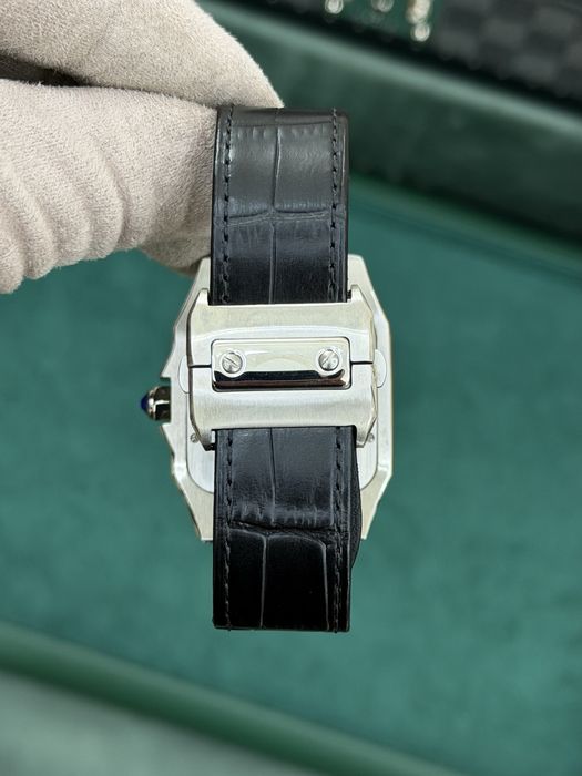Cartier Santos 100 XL – Diamond Pavé, Automatic