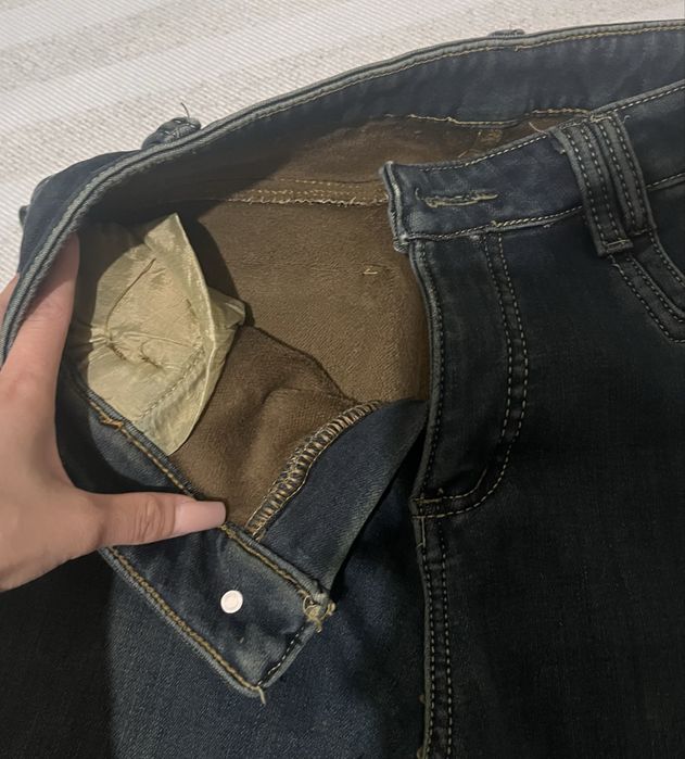 Утепленные джинсы