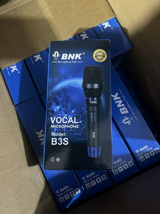 БЕПУЛ Доставка,BNK B3S professional Караоке Калонкала учун Микрафонлар