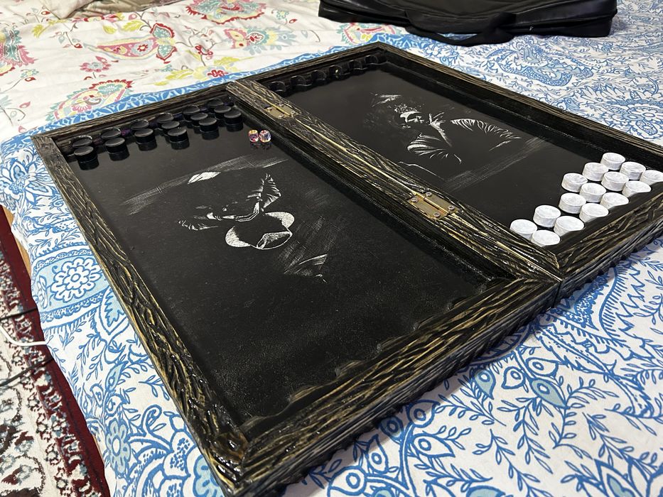 Продам нарды новые ручная работа