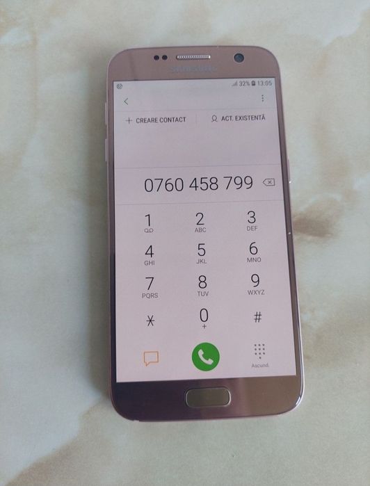 Vând Samsung Galaxy S7 pink gold, impecabil fără probleme //poze reale