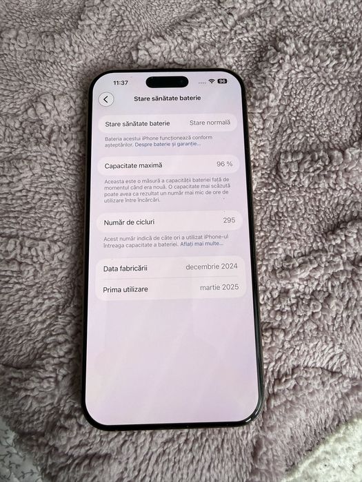 Iphone 16 pro max/garantie