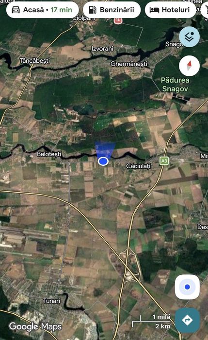 Teren intravilan de vanzare 861 mp | Caciulati | Ilfov | DJ 640