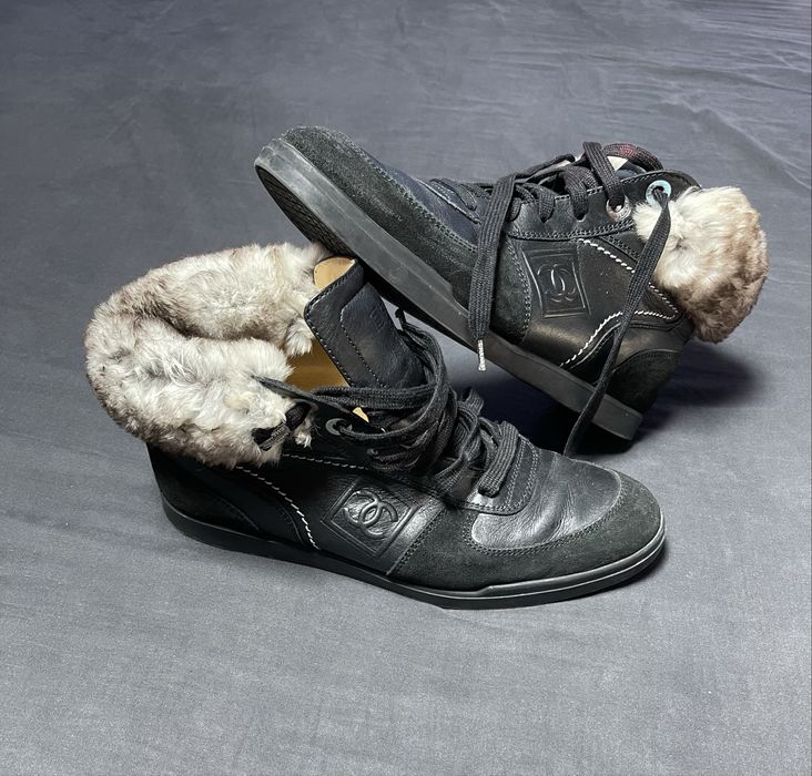 Bascheti / Ghete / adidasi Chanel originali 40 blana piele