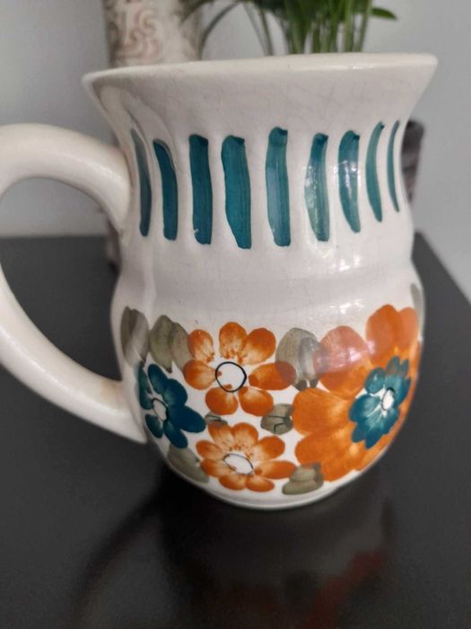 Ретро сервиз за ракия със златен кант и полска кана маркирана