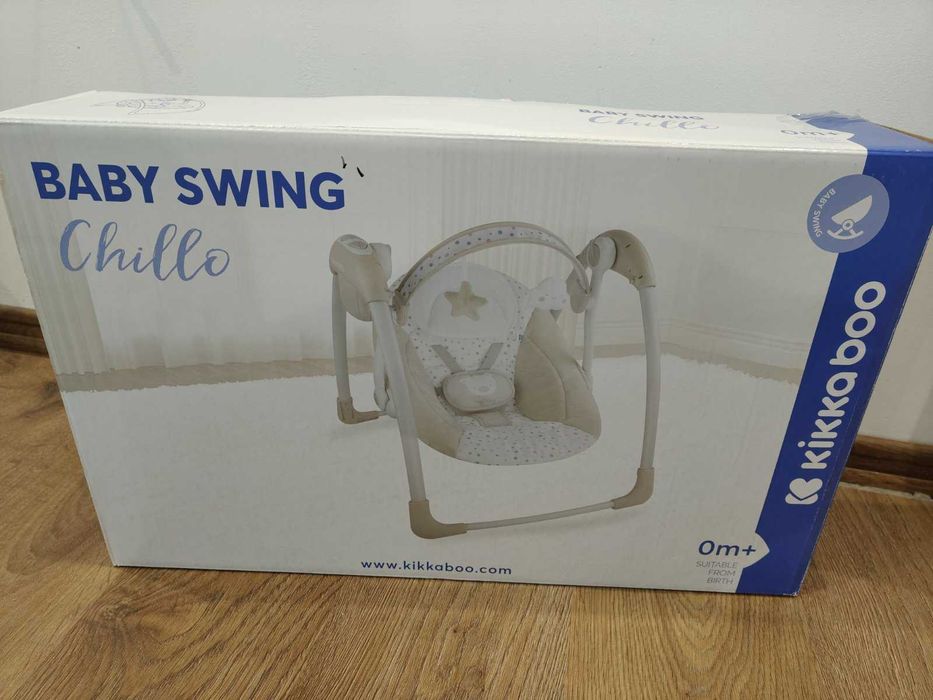 Kikkaboo Бебешка люлка Chillo Hippo Dreams Pink