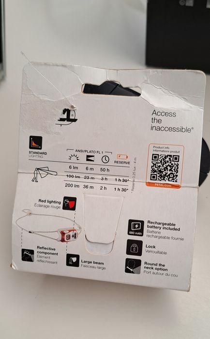 Lanternă frontală Petzl Bindi