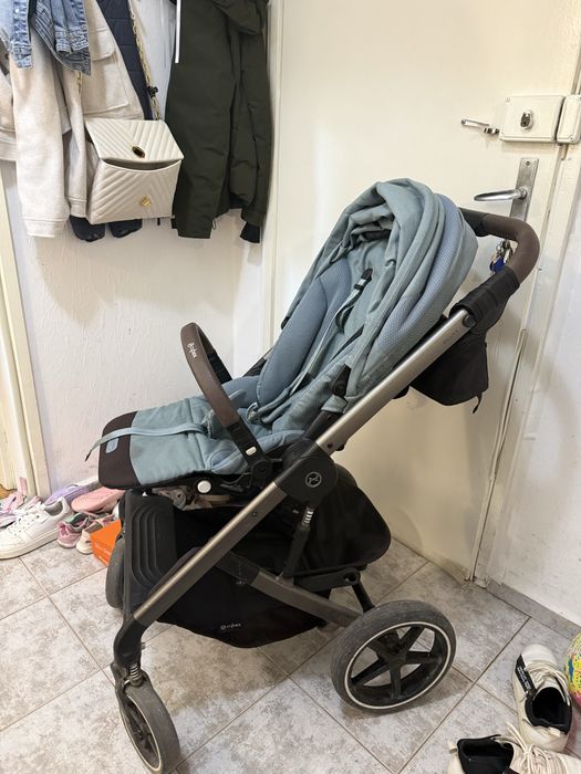 Cybex balios S детска количка зимен летен кош и оригинален чувал на cybex ( нов)