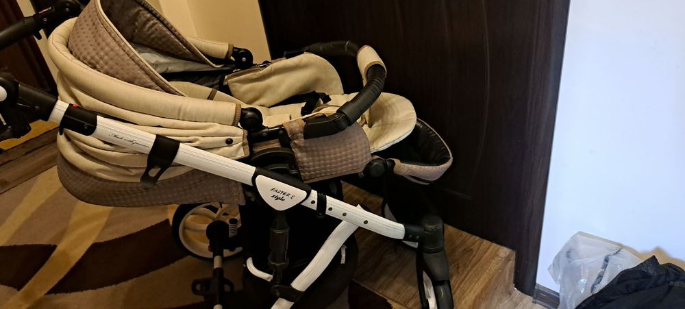 Бебешка количка с летен и зимен кош 2 в 1 Baby Merc Faster style 2
