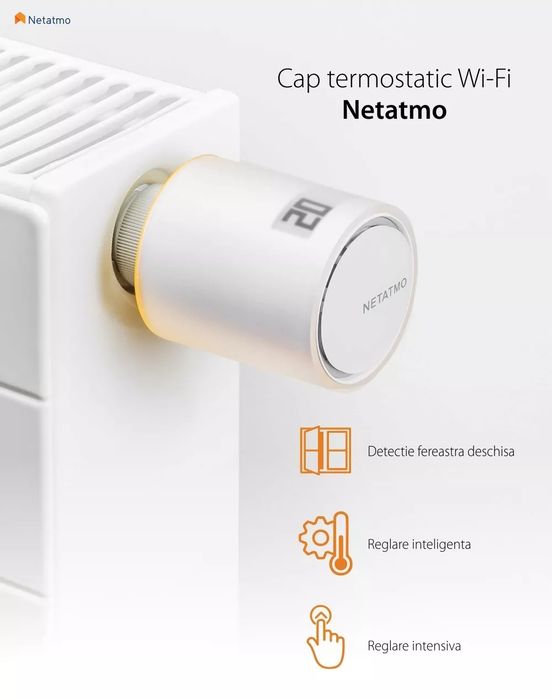 NOU! Robinet Termostatat Inteligent Netatmo – Pachet Complet, Sigilat