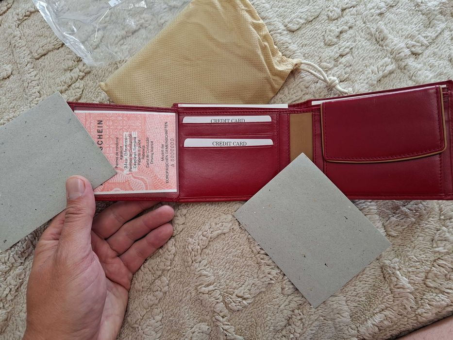 portofel nou piele veritabila