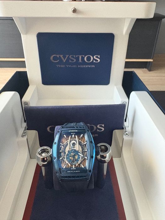 Cvstos Sealiner PS Skyblue Steel 45 mm