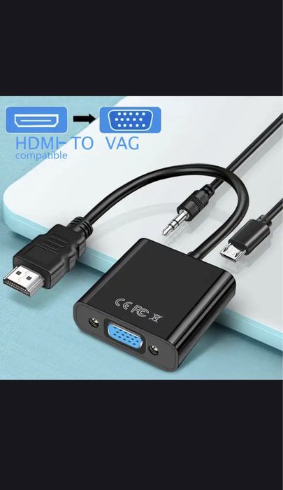 Переходник с HDMI на VGA, 1080p