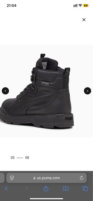 Ботинки новые зимние Puma