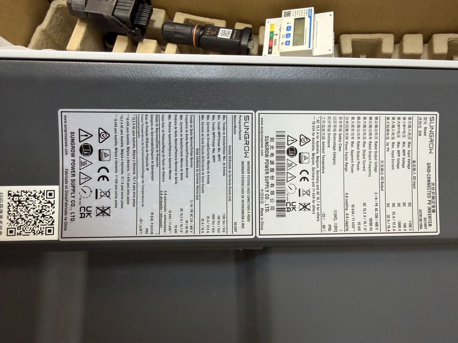 Vand invertor solar on-grid trifazat 10KW Sungrow SH10RT