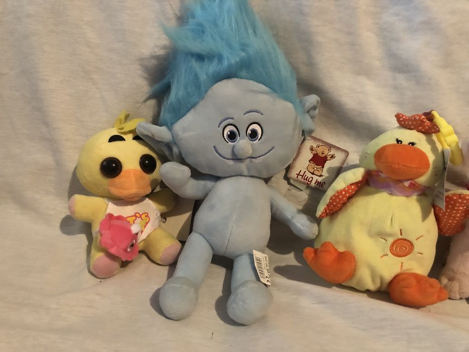 Комплек от 6 броя плюшени играчки /сет