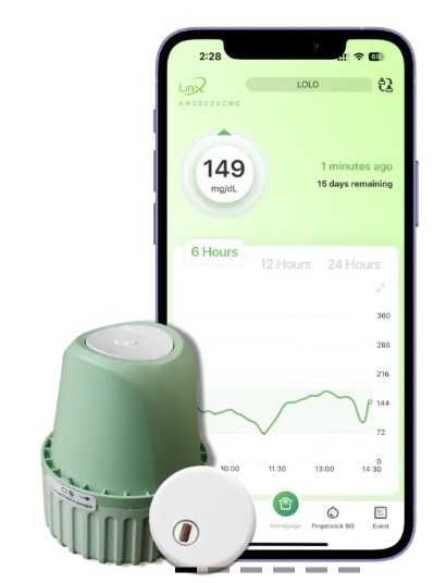 Senzor CGM LinX pentru masurarea activa a glicemiei
