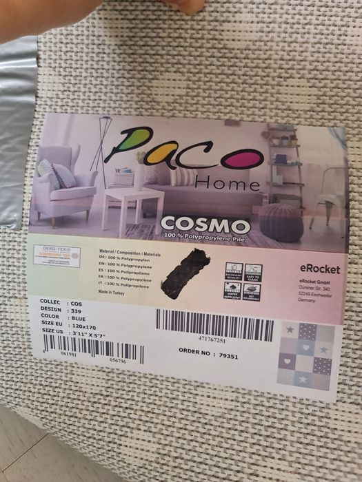 Covor camera copilului 120×170cm