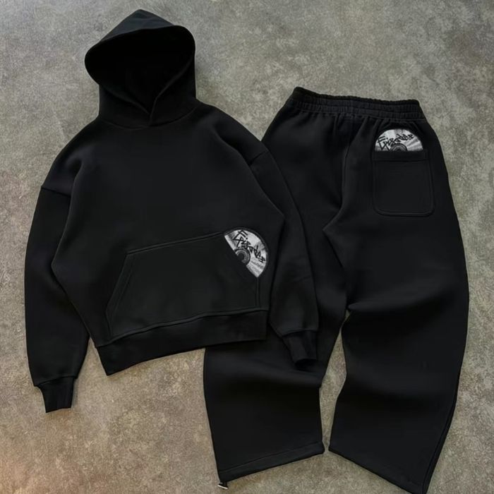 Костюм oversize (худи + штаны) базовый стиль / лето 2026
