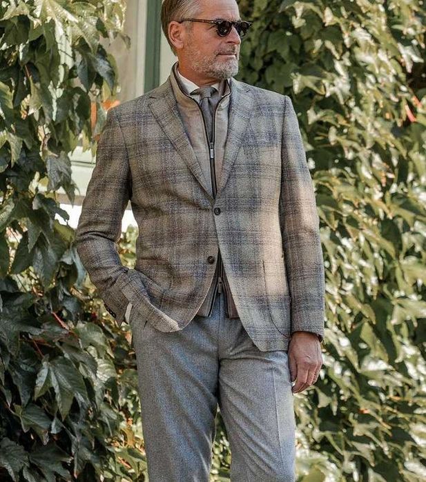 Sacou blazer slim de lux Eduard Dressler 48 50 M L lana si matase came