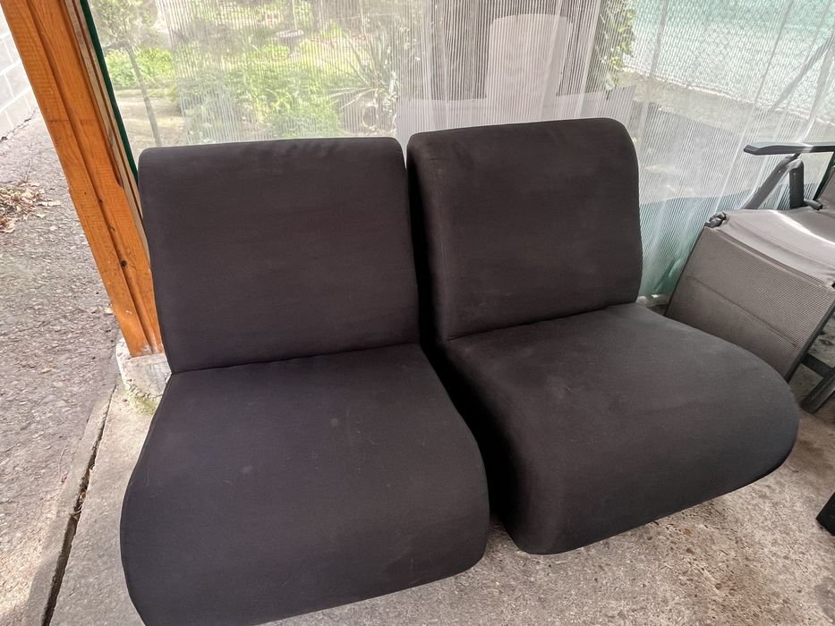 Единичен черен фотьойл - 4 бр.