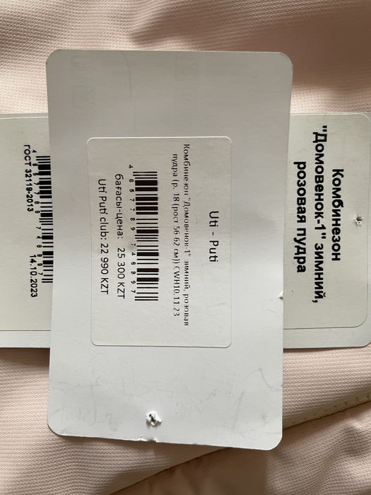 Зимний детский комбинизон