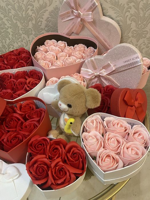 Свети Валентин - сърце с рози