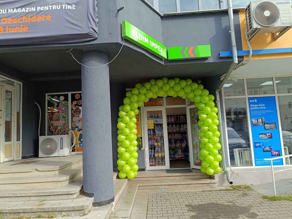 Arcada din baloane pentru spatii comerciale