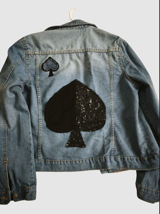 Geaca blugi personalizata , unicat