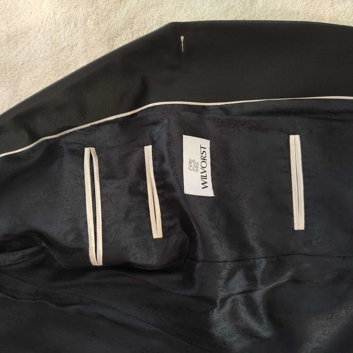 Costum de nuntă/botez bărbati negru cu vesta