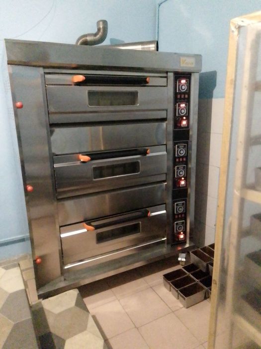 Vegevr pech, 20 kg 60 litrlik mishalka va buxonka non qoliplari