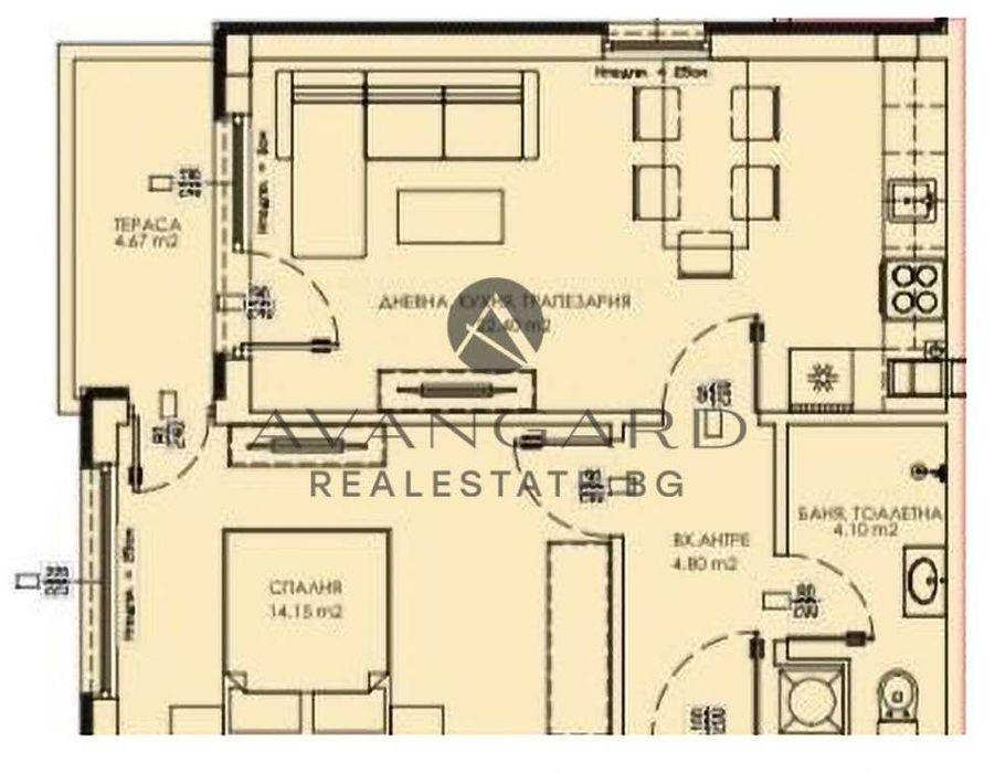 Продава се Двустаен апартамент в Пловдив, Христо Смирненски - 64 кв.м за 836 €/кв.м - Снимка #1