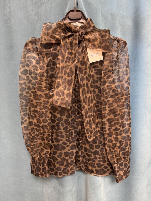 Блузка Zara новая леопард