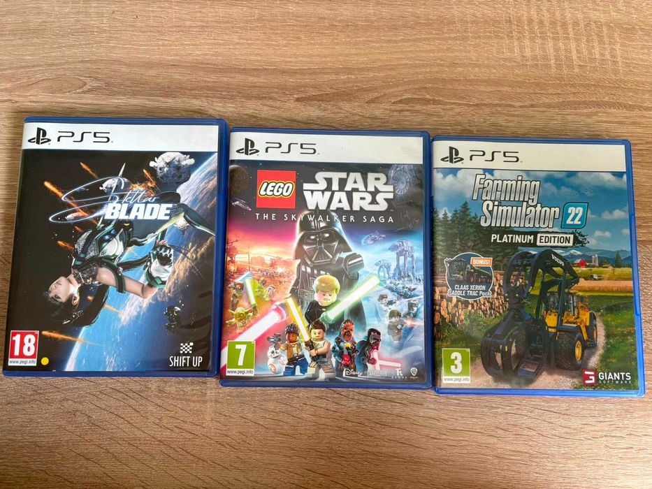 Joc Playstation 5: Stellar Blade; Farming Simulator 22 Platinum Edition; Lego Star Wars The Skywalker saga PS5