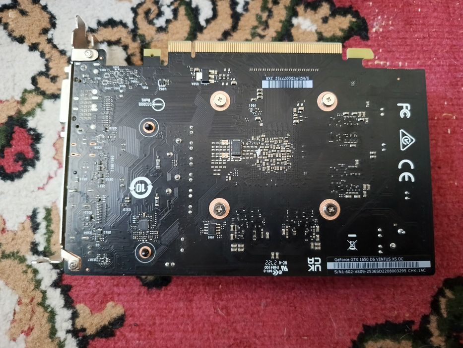 Видеокарта Geforse GTX 1650 D6