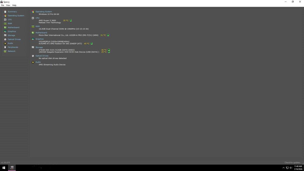 PC Gaming | RX 580 2048SP Ryzen 5 3600 16GB RAM 512GB SSD