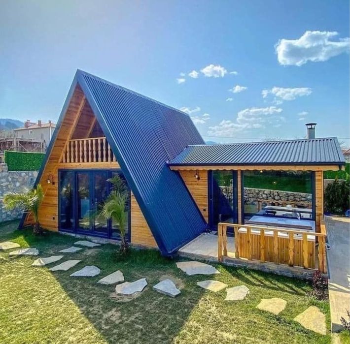 Construim cabane tip casa sau Aframe la comanda