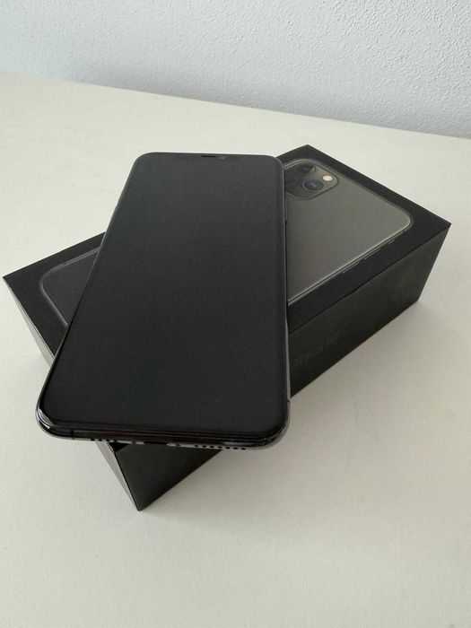 iPhone 11 Pro Max, 256GB, Matte Silver+Husa Magsafe