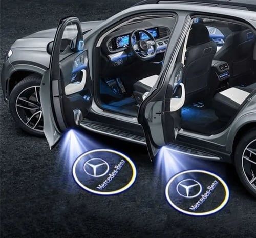 Led светлини с лого на автомобили - Mercedes Benz, Audi, BMW !